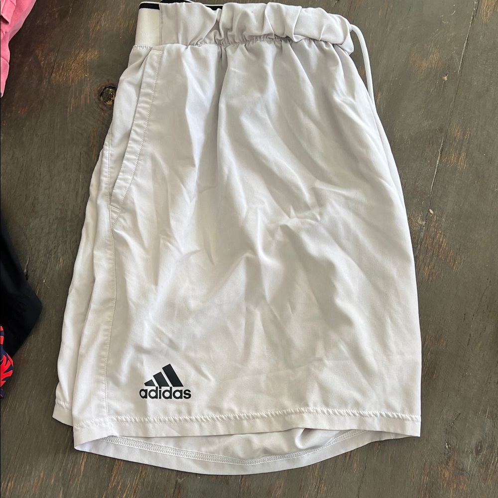 Adidas Light Gray Sports Shorts